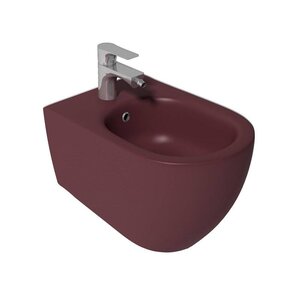 Изображение товара Подвесное биде Isvea Infinity 10NF41001-2R бордовый матовый