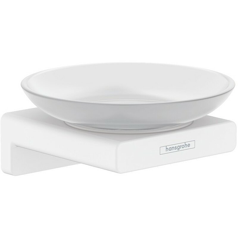 Изображение товара Мыльница Hansgrohe AddStoris белый матовый настенная 41746700