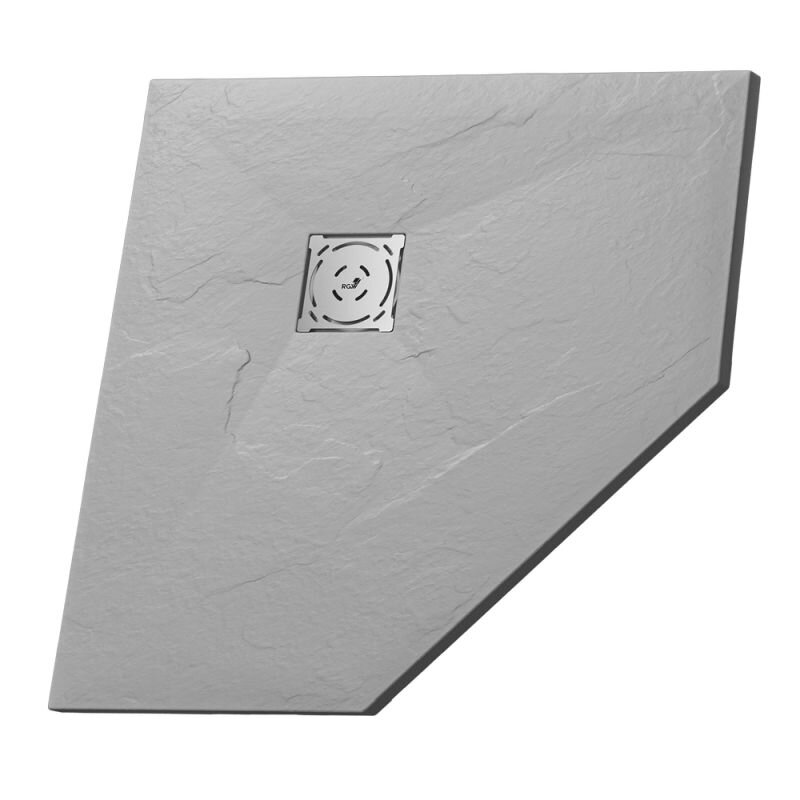 Изображение товара Душевой поддон RGW ST/T-0099Co 90 x 90 см, трапеция, из искусственного камня, бетон/цемент, 16155099-10