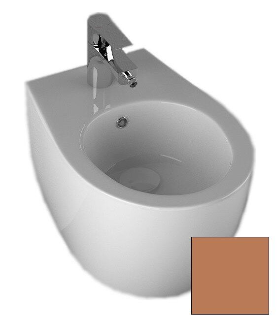 Изображение товара Биде подвесное Isvea Sentimenti Neo коричневый матовый 36.3x51 см