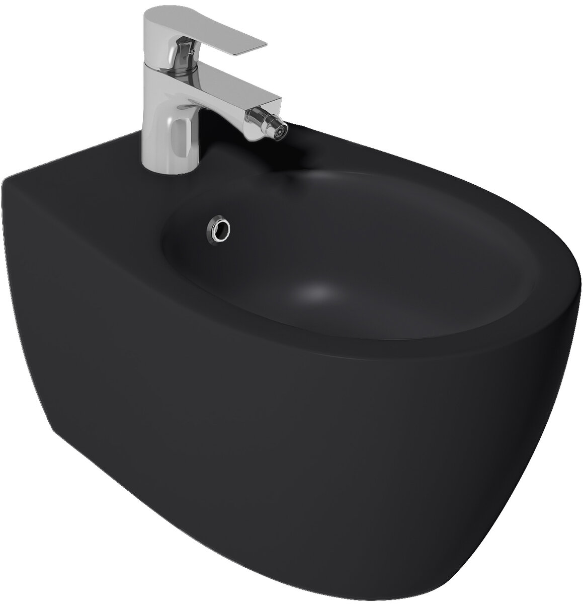 Изображение товара Биде подвесное Isvea Sentimenti Neo 10AR41010SV-2N, черный матовый