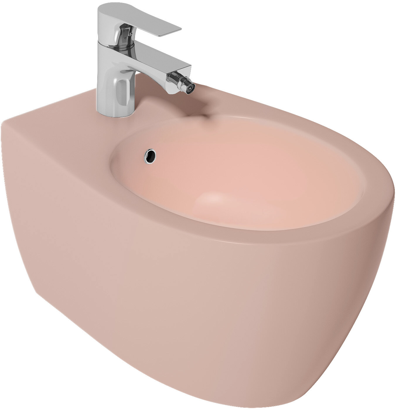 Изображение товара Биде подвесное Isvea Sentimenti Neo 10AR41010SV-2S, фарфор, лососевый матовый