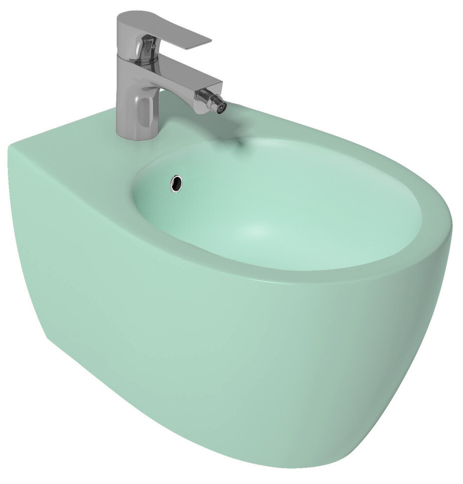 Изображение товара Биде подвесное Isvea Sentimenti Neo 10AR41010SV-2T мятно-зеленое матовое