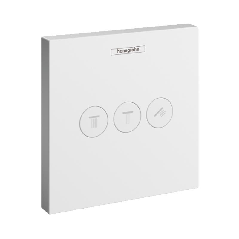 Изображение товара Переключатель потоков для душа Hansgrohe ShowerSelect, 15764700, матовый белый Изображение товара Переключатель потоков для душа Hansgrohe ShowerSelect, 15764700, матовый белый