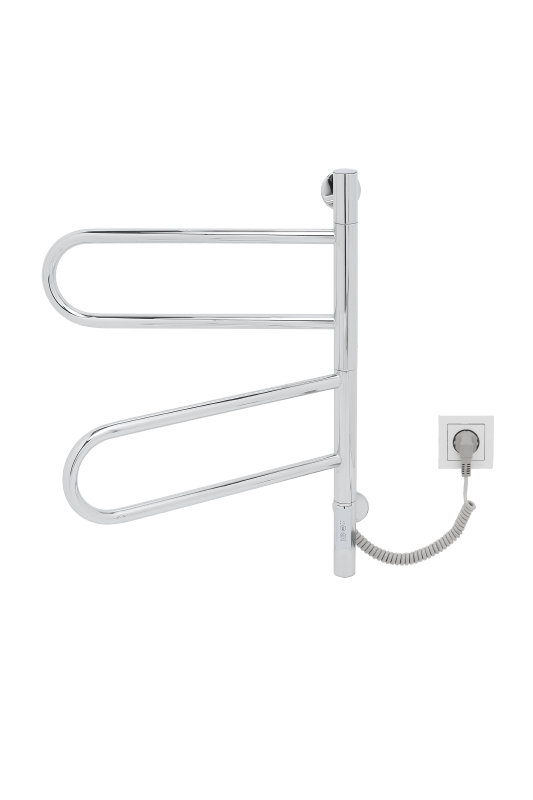 Изображение товара Электрический полотенцесушитель Vincea ширина 40 см высота 60 см с таймером хром VTD-1R1CE