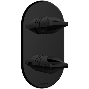 Изображение товара Смеситель для душа Bossini Apice Z00500.073, термостатический, на 2-5 положений, цвет черный матовый