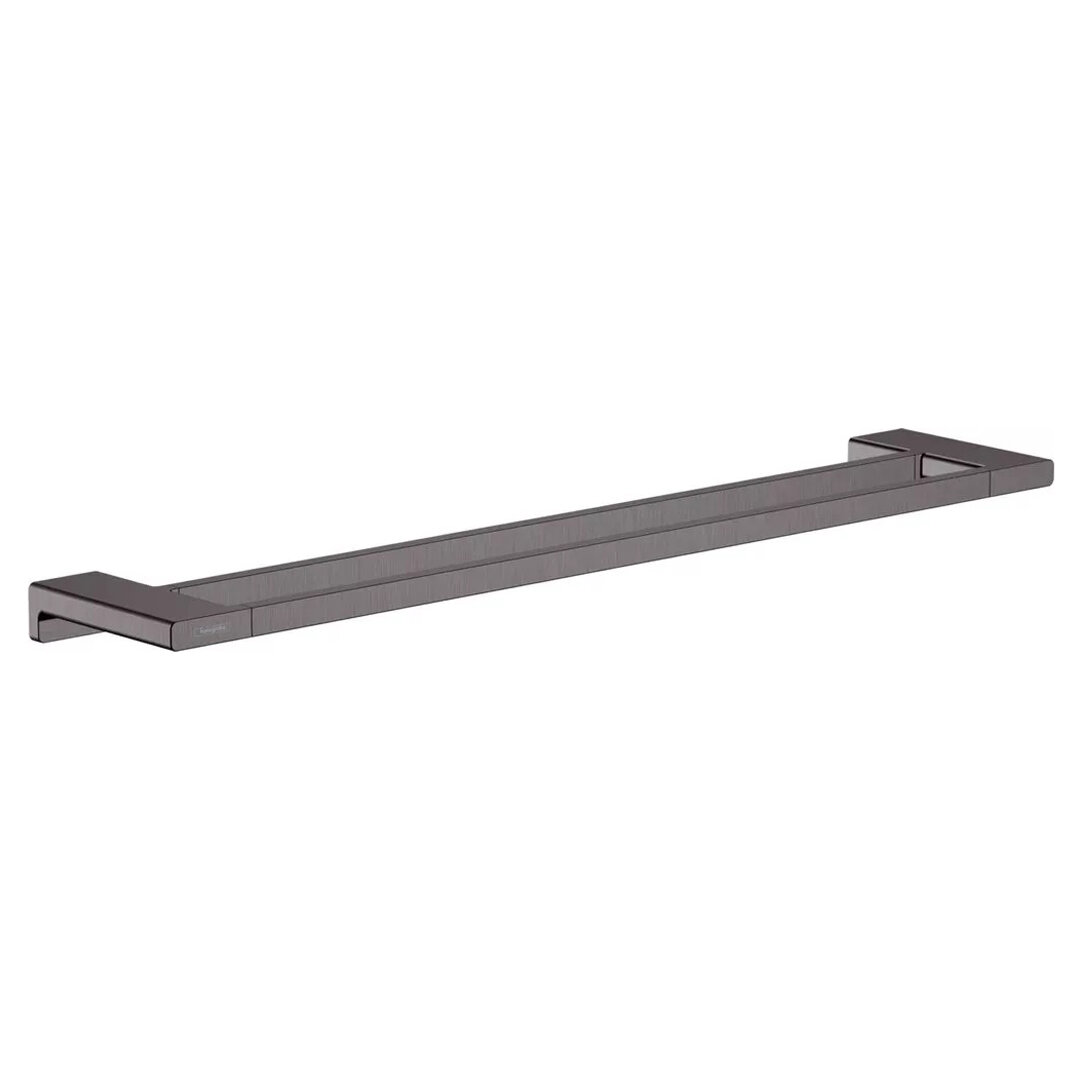 Изображение товара Полотенцедержатель Hansgrohe AddStoris 41743340, 65 см, двойной, цвет шлифованный черный хром Изображение товара Полотенцедержатель Hansgrohe AddStoris 41743340, 65 см, двойной, цвет шлифованный черный хром