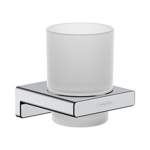 Изображение товара Стакан для щёток Hansgrohe AddStoris 41749000, цвет держателя хром