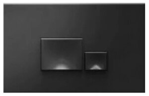 Изображение товара Клавиша смыва Isvea Axis Piazza 54MJ0104I черная для унитаза