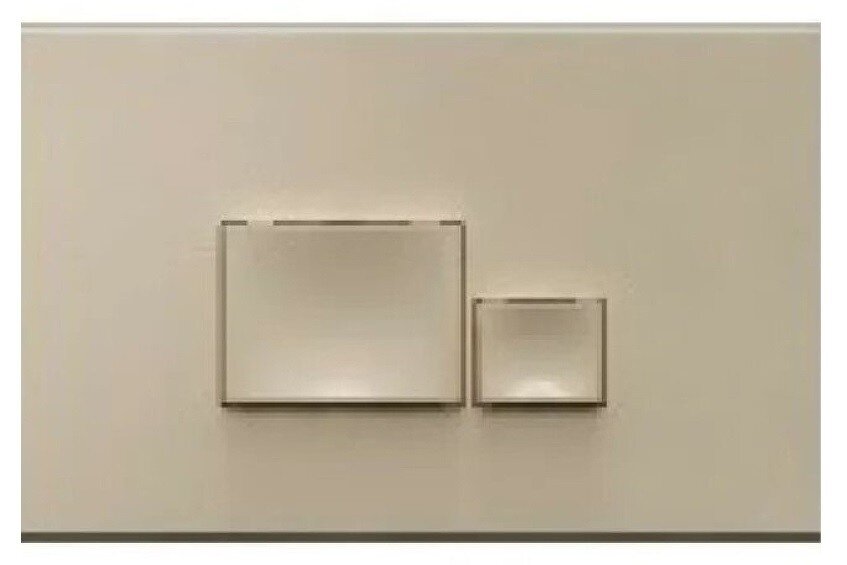 Изображение товара Клавиша смыва Isvea Axis 54MJ0106I слоновая кость для унитаза