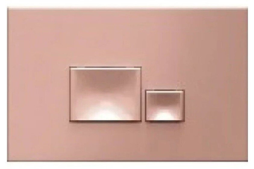 Изображение товара Клавиша смыва Isvea Axis 54MJ0108I Piazza, лососевый