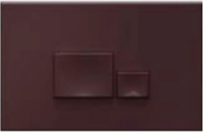 Изображение товара Клавиша смыва Isvea Axis Piazza 54MJ0112I бордовая двухрежимная механическая