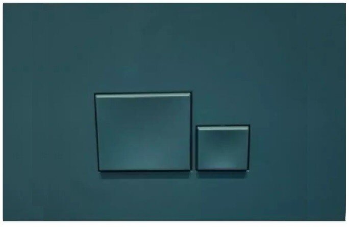 Изображение товара Клавиша смыва Isvea Axis 54MJ0114I Piazza, изумрудный