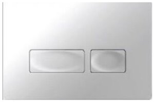 Изображение товара Клавиша смыва Isvea Forte 54MG0101I Quadro, хром матовый