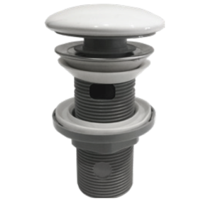 Изображение товара Донный клапан Isvea автомат, с переливом, белый глянцевый, 38TP0171I