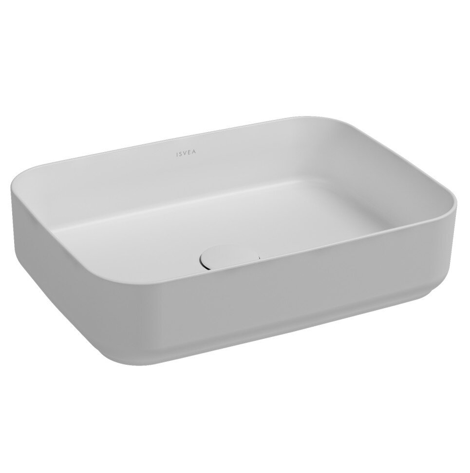 Изображение товара Раковина Isvea Infinity 50 см накладная белый матовый 10NF65050SV-2L