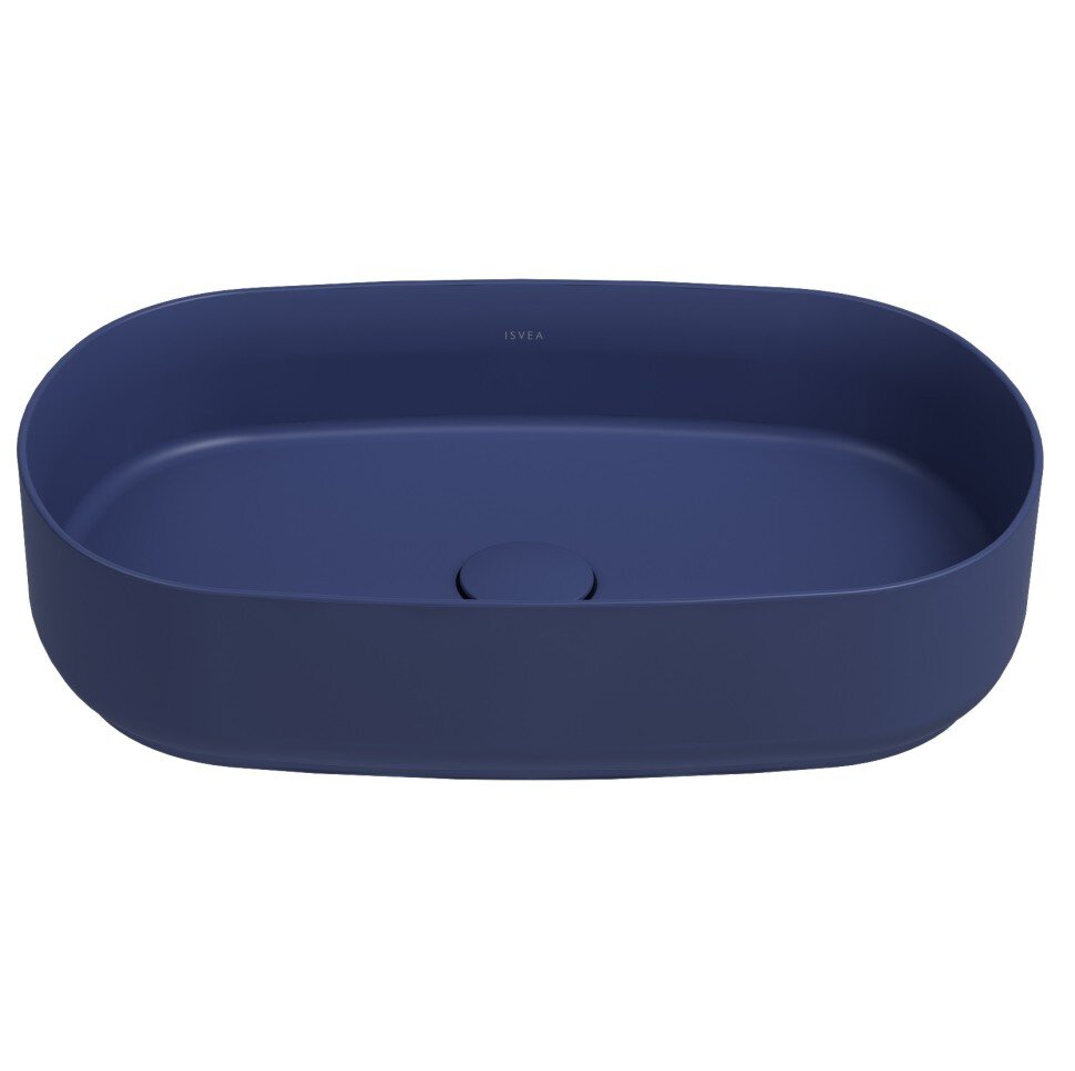 Изображение товара Раковина Isvea Infinity 55 см, накладная, синий матовый, 10NF65055-2Z Изображение товара Раковина Isvea Infinity 55 см, накладная, синий матовый, 10NF65055-2Z