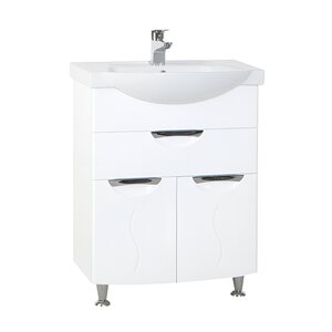 Изображение товара Тумба под раковину Bellezza Глория, 4639510690010, 65 см, напольная, 1 ящик, белый