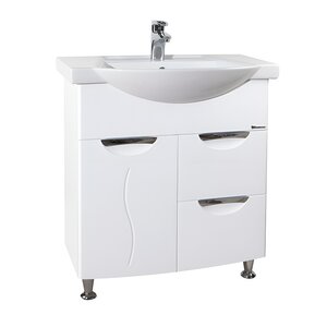 Изображение товара Тумба под раковину Bellezza Глория, 4639512080017, 70 см, напольная, 2 ящика, цвет белый