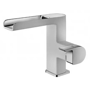 Изображение товара Смеситель для раковины Teka Formentera 62331020BC, каскадный поток воды, белый/хром