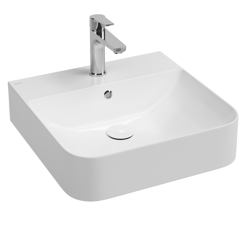 Изображение товара Раковина Isvea Sott'Aqua 10SQ51051SV 51 см, накладная, белый