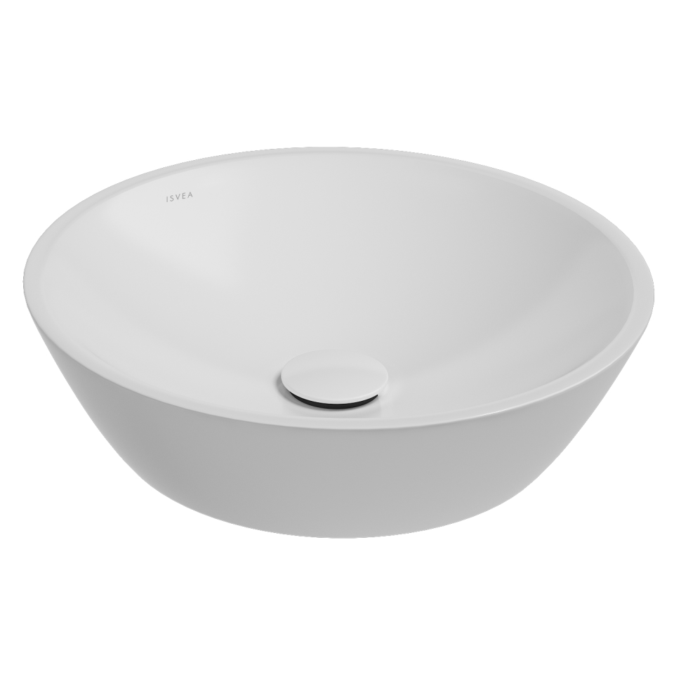 Изображение товара Раковина Isvea SistemaY Soft 10SY66045SV 45 см, накладная, белый