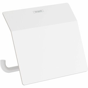 Изображение товара Держатель туалетной бумаги Hansgrohe AddStoris 41753700, с крышкой, белый матовый