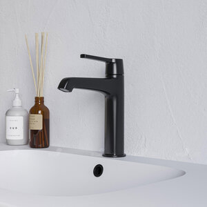 Изображение товара Смеситель для раковины RGW Shower Panels 511405301-04 SP-301B черный, однорычажный, Германия