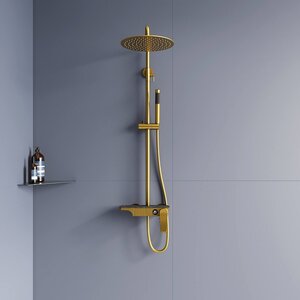 Изображение товара Душевая система RGW Shower Panels 51140133-06 SP-33G золото с цифровым дисплеем