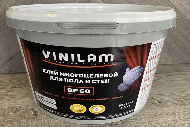 Изображение товара Vinilam Клей BF60 6,5 кг для виниловых покрытий