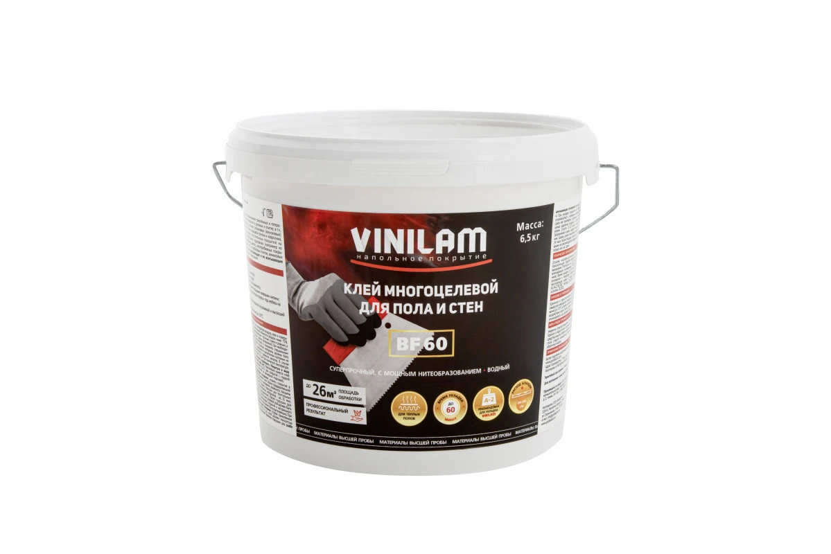 Изображение товара Vinilam Клей BF60 6,5 кг для виниловых покрытий