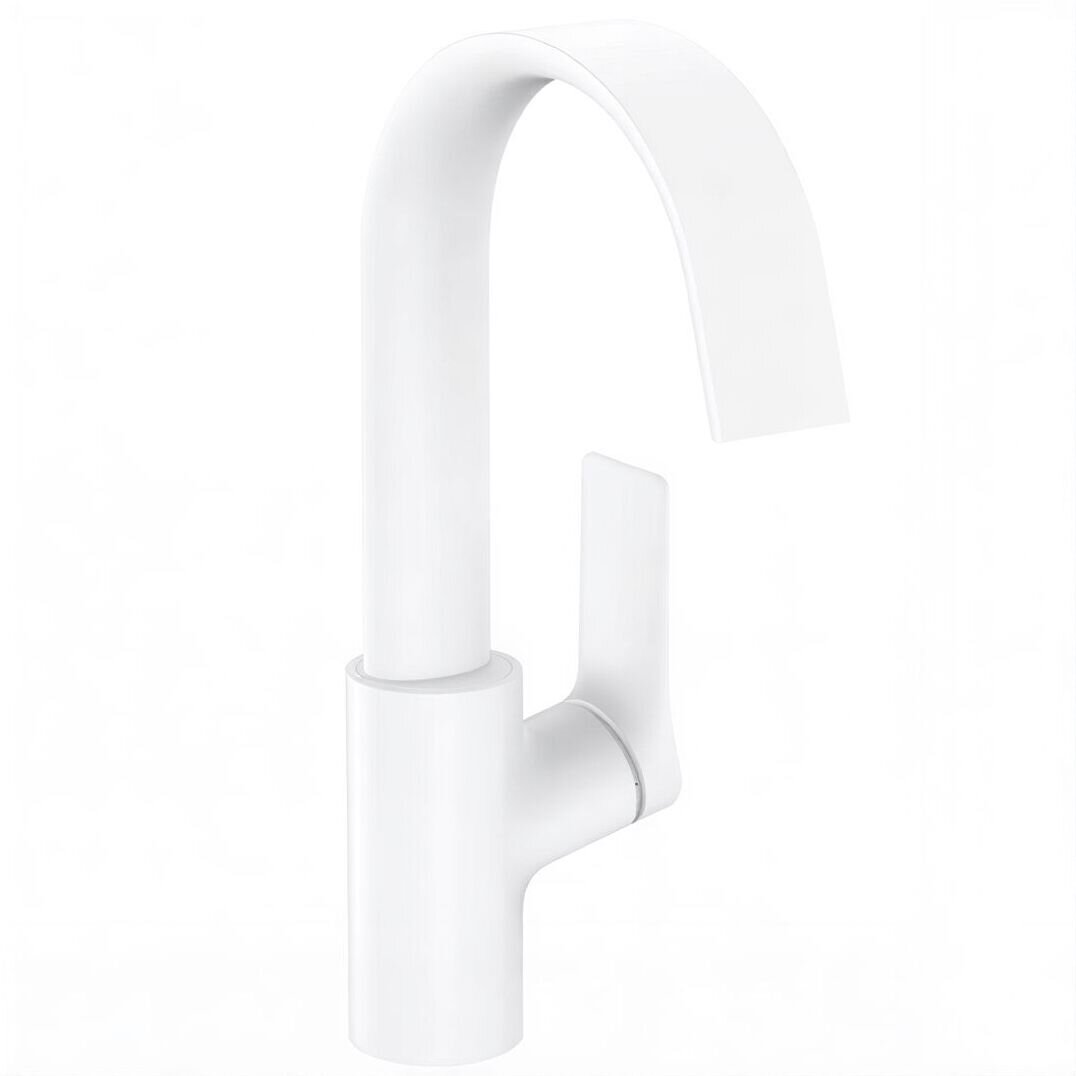 Изображение товара Смеситель для раковины Hansgrohe Vivenis 75032700, с поворотным изливом, белый матовый Изображение товара Смеситель для раковины Hansgrohe Vivenis 75032700, с поворотным изливом, белый матовый
