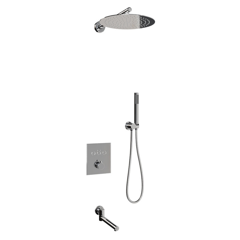 Изображение товара Душевая система RGW Shower Panels SP-370 с скрытым монтажом и термостатом