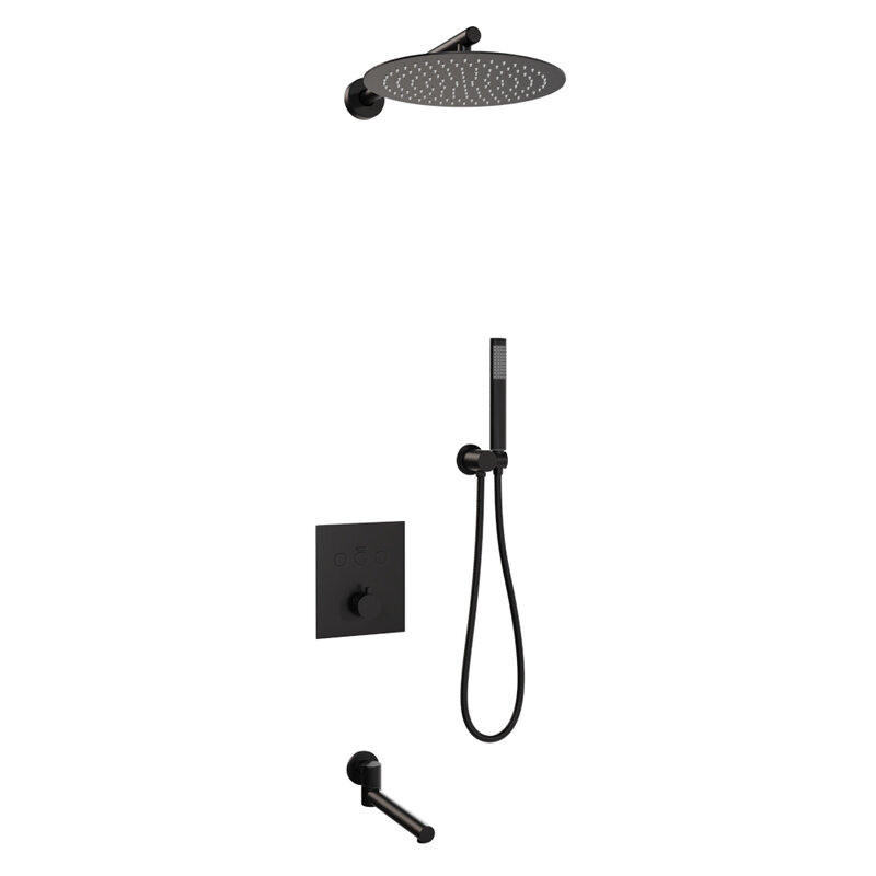 Изображение товара Душевая система RGW Shower Panels SP-370B для скрытого монтажа, черный матовый