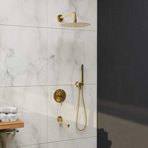 Изображение товара Душевая система RGW Shower Panels 51140855-06 SP-55G, скрытый монтаж, золото