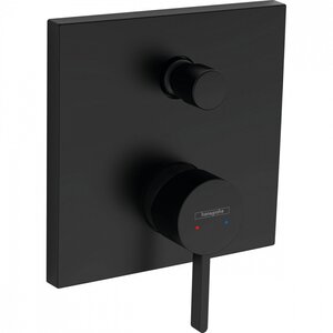 Изображение товара Смеситель для ванны и душа Hansgrohe Finoris, 76415670, скрытого монтажа, черный хром