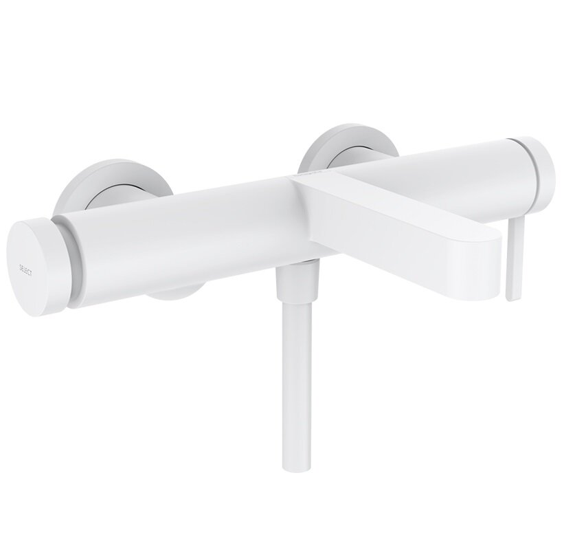 Изображение товара Смеситель для ванны и душа Hansgrohe Finoris 76420700 белый матовый Германия