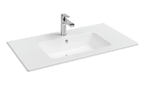 Изображение товара Раковина Isvea SistemaT 91 см, с отверстием под смеситель, белый, 10SL50091