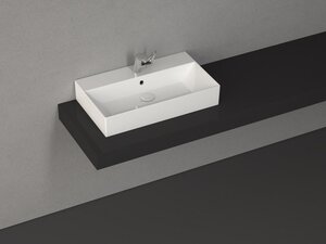 Изображение товара Раковина Isvea SistemaZ Frame 70 см, с отверстием под смеситель, белый, 10SF50070