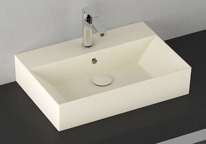 Изображение товара Раковина Isvea SistemaZ Frame 10SF50060SV-2K 60 см, слоновая кость матовый