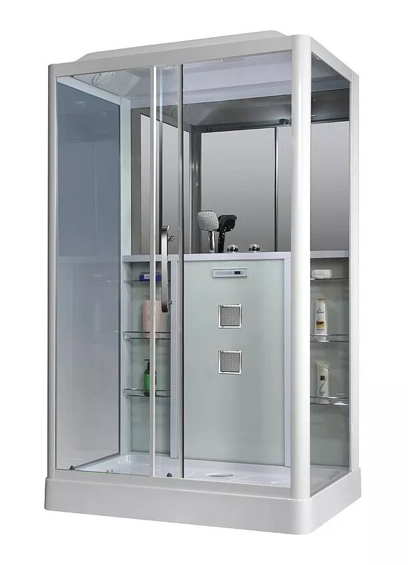 Изображение товара Душевая кабина Grossman 135 x 90 см с гидромассажем и сенсорным управлением