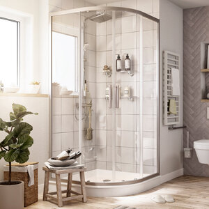 Изображение товара Душевой уголок Stworki Хельсинки DE018RL9595200 95 x 95 см, профиль хром матовый, 3GW019TTKK000