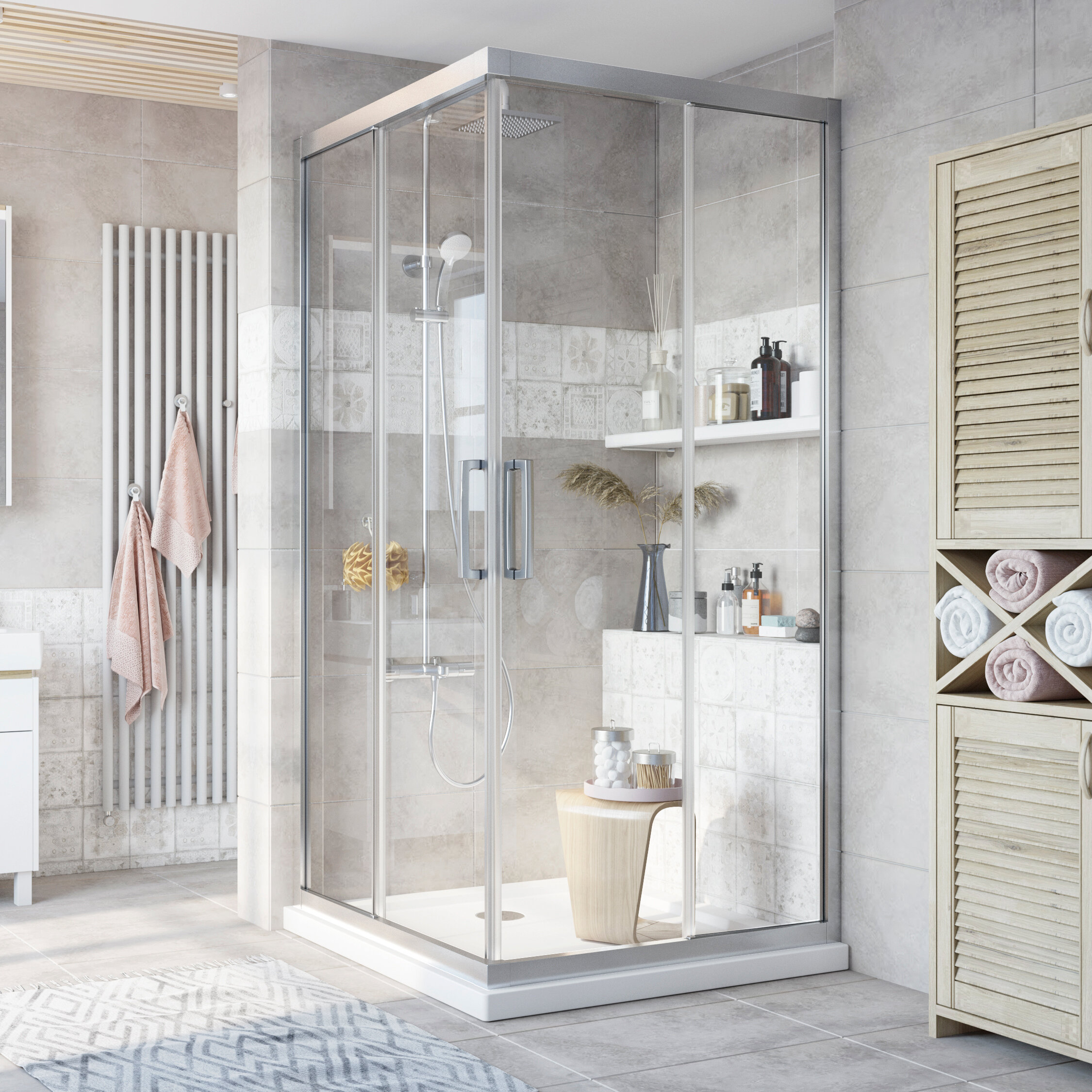 Изображение товара Душевой уголок Stworki Дублин DE019SC9595200 95x95 см