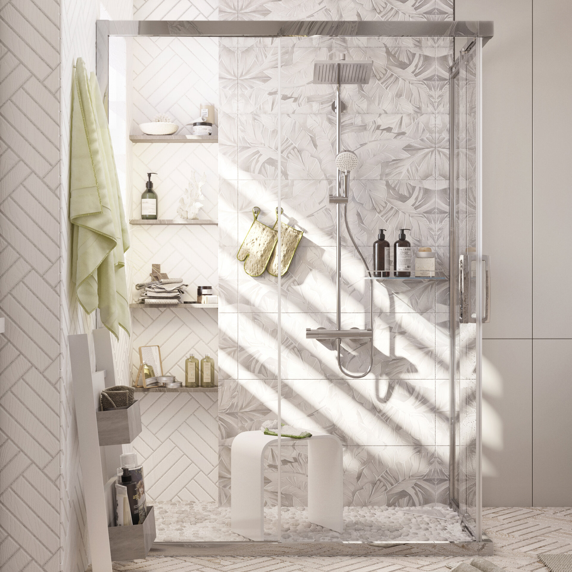 Изображение товара Душевой уголок Stworki Карлстад DE019RC90120200CH 120 x 90 см