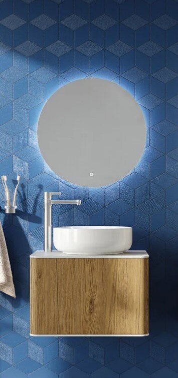 Изображение товара Мебель для ванной Stworki Ноттвиль 60 Верона - тумба с раковиной и подсветкой