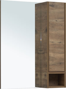 Изображение товара Зеркальный шкаф Stworki Карлстад 60 R в цвете дуб рустикальный