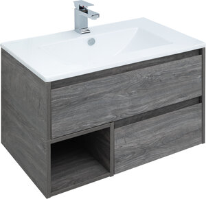 Изображение товара Тумба с раковиной Stworki Карлстад 75 см, дуб рошелье