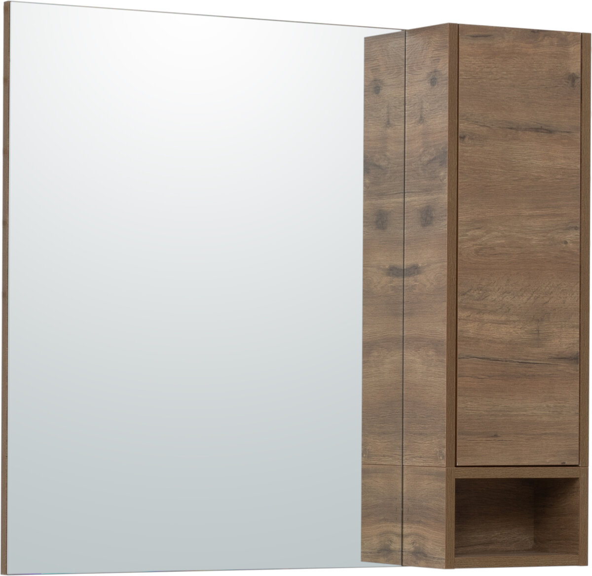 Изображение товара Зеркальный шкаф Stworki Карлстад 90 R, дуб рустикальный