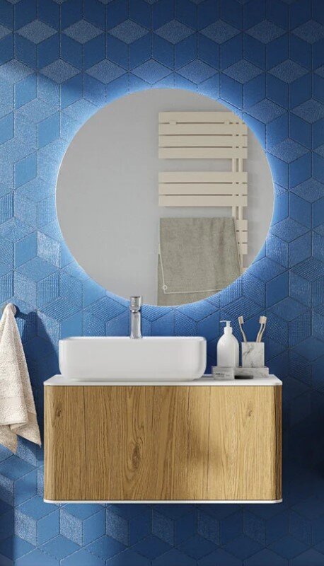 Изображение товара Комплект мебели Stworki Ноттвиль 437517 80 см, дуб верона