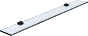 Изображение товара Полка стеклянная Stworki Glass Shelf 3GW263TTKK000 70 см, черный матовый